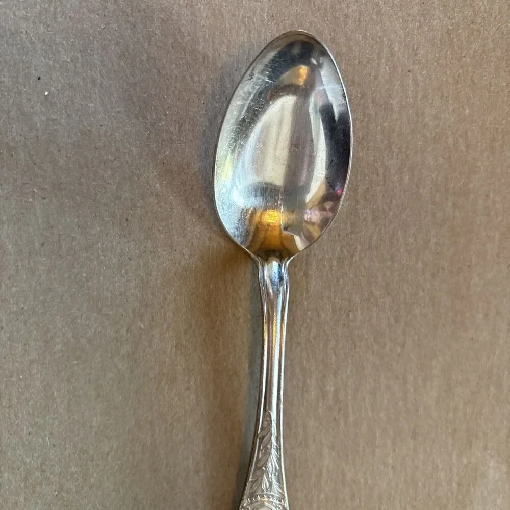 Interstate Silver Co US Collectible Silver Souvenir Spoon Wisconsin Vintage